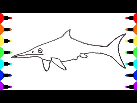 How to Draw Dinosaur Ichthyosaur