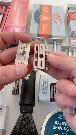Check out the new Merkur INOX series 💯 #rasierhobel #shaving