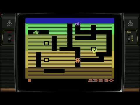 Dig Dug – Atari 2600 Gameplay | Classic Arcade Digging Action