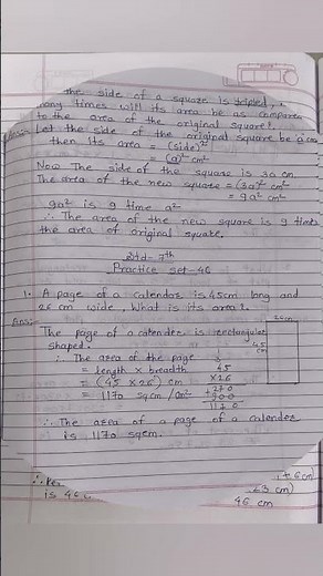 Class 7 maths practice set 45 state board | Std 7 practice set 45 | #class7