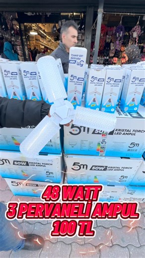 KORKUSUZ HOME ZÜCCACİYE KONYA on Instagram: "48 WATT 3 PERVANELİ AMPUL 100 TL #korkusuzhome #züccaciye #keşfet #alışveriş #mutfağım #trendürünler #evdekorasyonu #sofraşıklığı #homevibes"