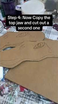 Showing You How to Make a Spinosaurus Puppet Part 1 #dragonpuppets #dinopuppet #spinosaurus
