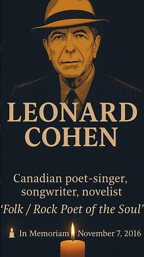 Leonard Cohen (1934–2016) – The Poet of Song | PopCulture Digest #MusicHistory