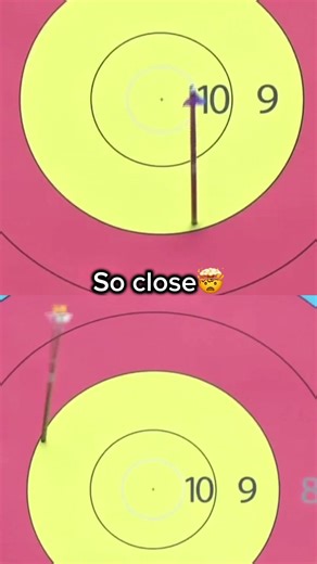 Way too close 🥲 #archery