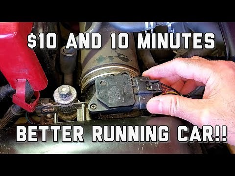 Quick and Easy MASS AIRFLOW SENSOR (MAF) CLEANING for MR2 Spyder