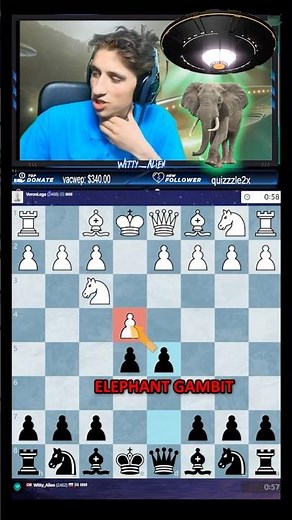 Immortal with Elephant Gambit 🐘