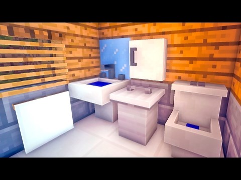 MINECRAFT: CONSTRUYENDO UN BAÑO REALISTA | TUTORIAL