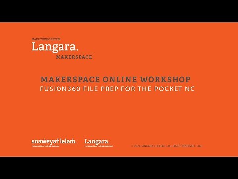 How To Create A File In Fusion 360 for The Pocket NC