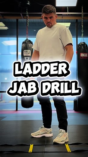 Ladder Drill For Fundamentals. • Stance • Step • Jab • Snap back step over Slow it down. Build the habit. The jab starts with the feet. 🔥DM Me “Boxing” for 1 on 1 Sessions. #boxingfundamentals #boxingtraining #boxingcoach #beginnerboxing