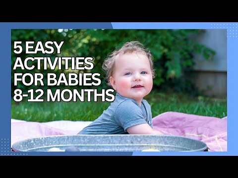 5 EASY Sensory Activities for Babies 8-12 Months | Montessori-Inspired Play Ideas at Home