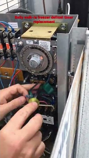 Bally walk-in freezer defrost timer replacement.