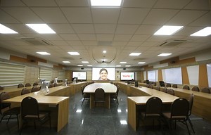 The Jayshree Venkatraman Digital Learning and Research Centre launched in memory of Jayshree Venkatraman - erstwhile Chairman of AMCO Batteries and Director of TAFE, by TAFE - Tractors and Farm Equipment Limited and the family of Jayashree Venkatraman, is a truly advanced space for an immersive and experience-based learning, bringing together participants “in-class” and “remote locations”, using highly versatile communication software for students of Stella Maris College, Chennai, India. This st