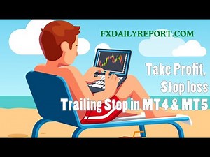 How to Set Take Profit, Stop loss and Trailing Stop in MT4 & MT5