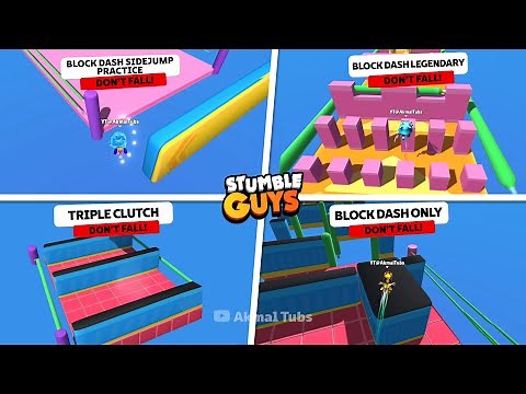 CODE MAP BLOCK DASH WORKSHOP PRACTICE MAP STUMBLE GUYS