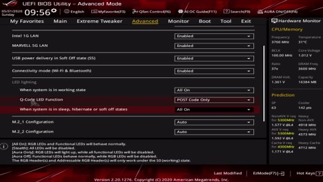 ASUS ROG Maximus XII Hero BIOS Overview