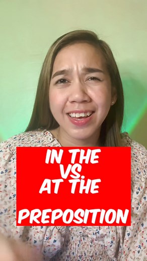Prepositions IN THE vs. AT THE: What’s the Difference? #prepositions #grammar #learnenglish | English Notes with Angie