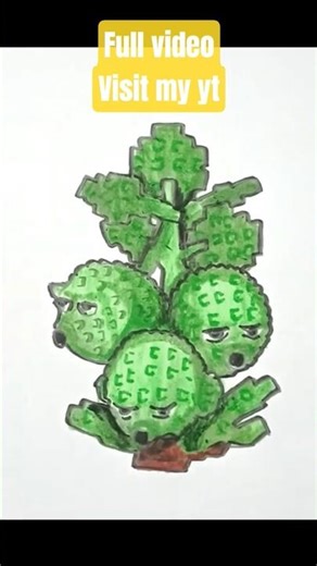 Brussel sprouts (how to draw) ROBLOX PLANTS VS BRAINROTS