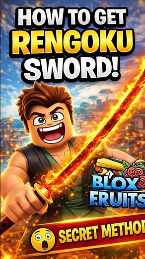 HOW TO GET RENGOKU SWORD FAST! 🔥 (Blox Fruits Guide 2026) #shorts