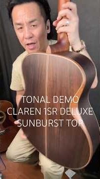 TONAL DEMO- CLAREN 1SR DELUXE Sunburst Top ‪@clarenguitars3340‬ #guitarcollector