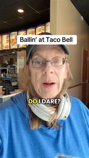 3 points? Did I land my shot at Taco Bell? #basketball #fastfood #hoops