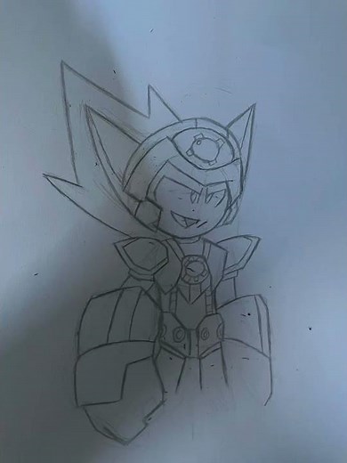 Drew Axl from mega man X in my style