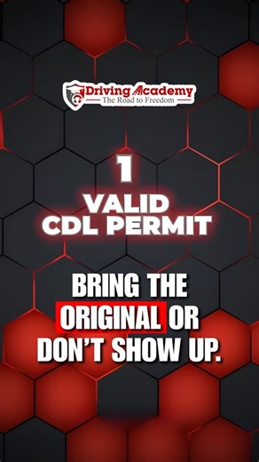 WHAT YOU NEED TO BRING TO YOUR CDL ROAD TEST PT 1 Want to get your CDL license?! Driving Academy will help: Visit https://www.cdldrivingacademy.com/?utm_medium=social&utm_id=1212699500411823 Sign up for our guaranteed training course and get unlimited test attempts at no extra cost! | Driving Academy