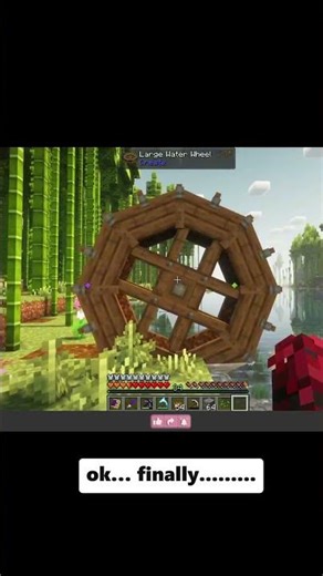 ever placed a create mod waterwheel??