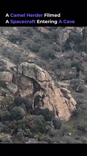 Around AI on Instagram: "Is it American technology or something else? Subscribe to our newsletter (link in bio) for mysteries we can’t explain. ➡️ Follow @aroundainews to see how AI is changing everything. Nevada desert. A hidden cave. A moment nobody was supposed to capture. A camel herder with a camera. In the right place at the right time. Or maybe the wrong place at the wrong time. Footage shows a spacecraft. Origin unknown. Purpose unknown. Moving toward a cave like it knows exactly where i