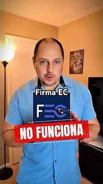 The FIRMA EC application is down; use these tips for your processes #publicprocurement #sercop