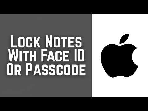How To Lock Notes With Face ID Or Passcode In iPhone | Secure Notes With Lock On iOS 2026