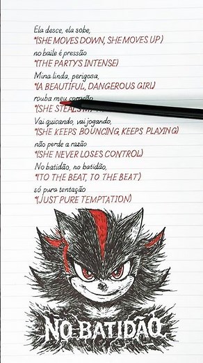 🔥😈 NO BATIDÃO (English Translation + Lyrics) Slowed Funk