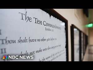 Federal judge blocks Louisiana law over displaying Ten Commandments in public schools