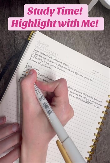 Working on an exercise for my Medical Coding course! Still learning the ICD-10-CM and I'm learning the ins and outs of First-listed codes. (I post these videos in part cause it's fun to share them but also because it wakes up TikTok's algorithm) #studywithme #studynotes #notetaking #notes #medicalcoding