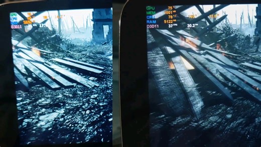 gpd win2 8100y与7y30同条件运行对比（搞到下半夜，没想到会这么麻烦，有几个素材用不了::>_