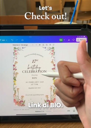 Pls don’t worry, banyak template yg bisa kamu pakai 🫡 anw cuma libur lebaran kok. After eid we’re open! 🌟 🗞️💻 | #fypage #fyp #berandatiktok #templatecanva #canva #invitationcard #design #lynkid #designtemplate