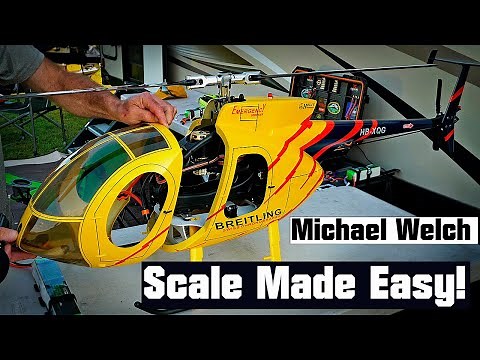 Scale MD500E (600size) build Overview