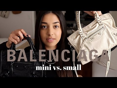 Balenciaga City Bag Size Comparison || Small vs. Mini