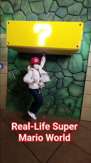 REAL LIFE SUPER MARIO - USJ Japan #universalstudios #universalstudiosjapan #tokyo #japan #viralvideo