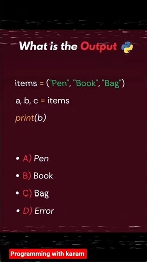 What is the Output #coding #develop #python #coderlife #shortvideo #shorts