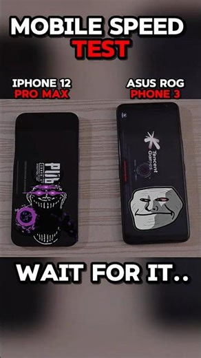 😡IPHONE 12 PRO MAX VS ASUS ROG 3 SPEED ☠️ TEST ?