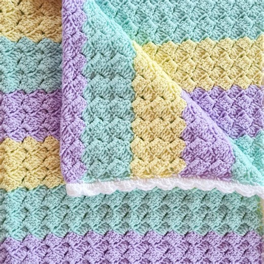 Easy Crochet Baby Blanket Pattern: Sober Granny Afghan (written Instructions) - Etsy