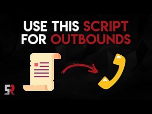 Use This Script For An Outbound Call
