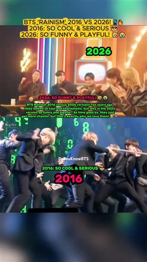 BTS Rainism: 2016 version vs the funny 2026 version! 🤣