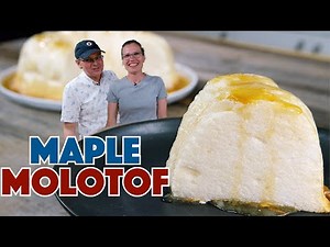 Maple Molotof Meringue Dessert Pudim de Claras Recipe