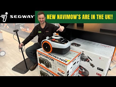 Segway have upgraded their robotic lawn mower - the 2024 i series navimows are now in the UK!