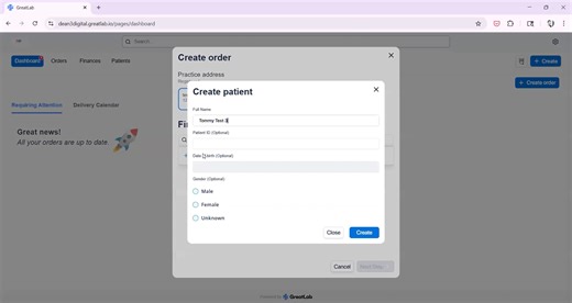 D3D - Ordering on Greatlab