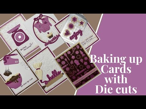 Baking up Cards with die cuts | Spellbinders Make it & Bake it collection