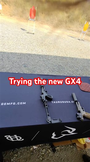 Trying Taurus new GX4 with the brace#foryou #gundam #pewgun #airsoft #asmr #shots #shorts ￼