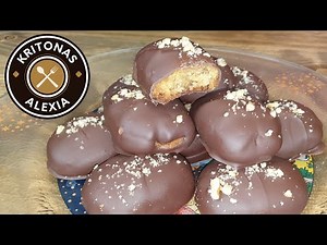 Μελομακάρονα με επικάλυψη σοκολάτας σκέτος πειρασμός |kritonas alexia