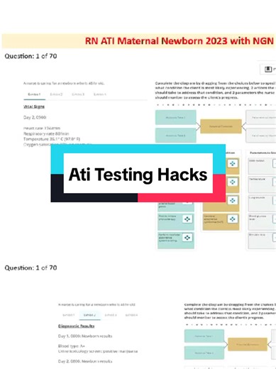 Ati Testing Hacks #StudyTips #FutureRN #NursingExam #PassATIFirstTry